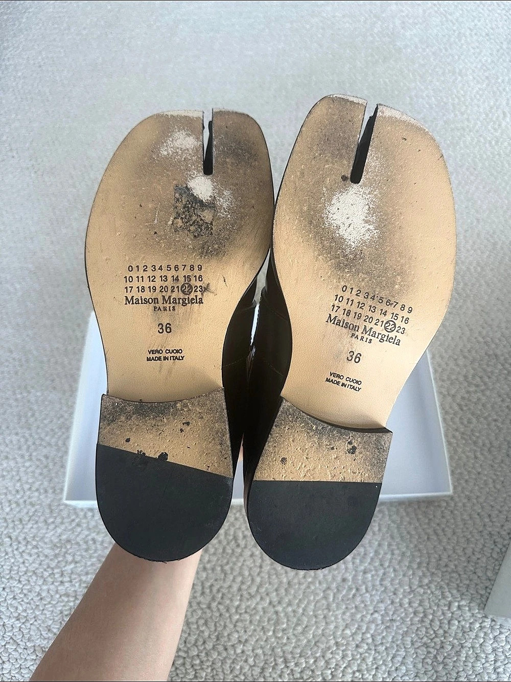 Maison Margiela Tabi Split-Toe Flats EU 36 Like New - Picture 3 of 8